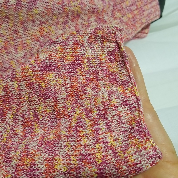 J Crew Pink speckled Spring sweater - Picture 3 of 8